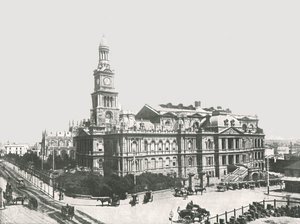 The New Town Hall, Sydney, Australia, 1895 by York and Son