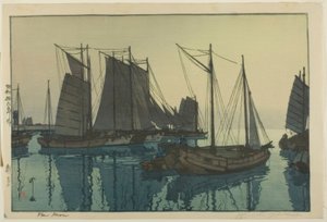 New Moon by Yoshida Hiroshi