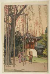 The Cherry Tree in Kawagoe by Yoshida Hiroshi