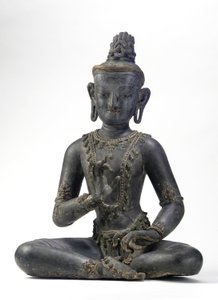 Nepalese-Chinese-style bodhisattva by Yuan Dynasty Chinese School