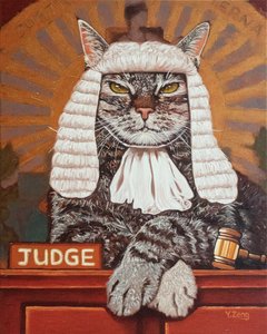 Cat Judge by Yue Zeng