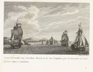 Jan Bart on the English Coast Near Newcastle, 1692 by Yves Marie Le Gouaz