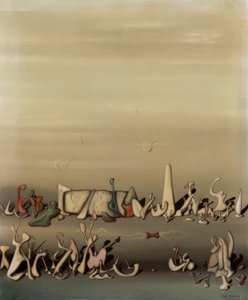 Between Grass and Wind by Yves Tanguy