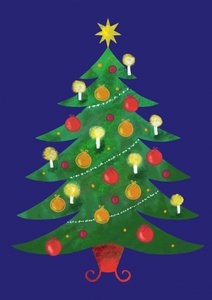 Festive Christmas Tree by Yvonne Gustafsson