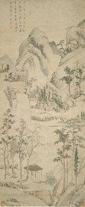 Landscape With Figure by Zha Shibiao