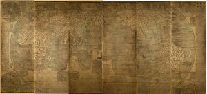 Kunyu Wanguo Quantu A Map of the Myriad Countries of the World, 1602 by Zhong Wentao