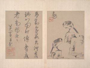 Album of miscellaneous paintings by Zhu da (attr.to) Bada Shanren