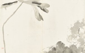 Landscapes and Flowers, Album of Six Leaves by Zhu da Bada Shanren