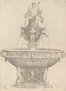 Fountain with Statue of Neptune
