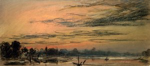 Afterglow Two Hours After Sunset by Frederick (attr. to) Barnard