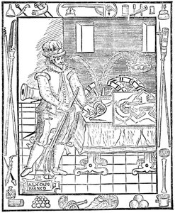 Alessandro Capo Bianco, Italian military engineer by Ferdinand Georg Waldmuller