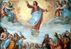 Ascension of Christ, The Basilica della Santissima Annunziata del Vastato, Genoa, Italy
