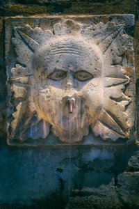 Assisi, Italy, A fountain