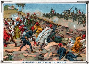Battle of Janzur by Ferdinand Georg Waldmuller