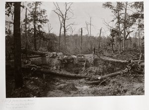 Battlefield of New Hope Church, Georgia, USA by Ferdinand Georg Waldmuller