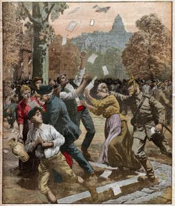 Brussels during World War I by Ferdinand Georg Waldmuller