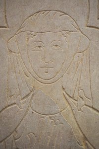 Burgundy, Lancharre, commune of Chapaize 71460. In the church of Notre Dame, Isabelle de Vauvry by . .