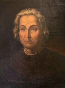 Christopher Columbus. Portrait. by . .