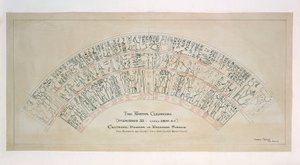 The Karnak Clepsydra, Egyptian Celestial Diagram, c 1400 BC