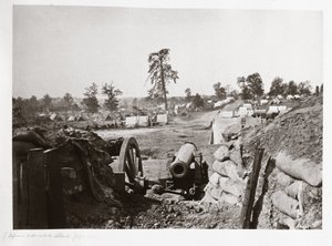 Confederate Fortifications in Front of Atlanta, Georgia, USA