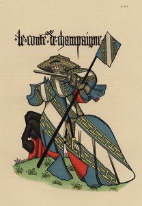 Count of Champagne, with standard by John Pardon