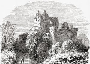 Craigmillar Castle, Edinburgh, Scotland.