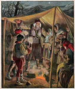 Exodus of Serbian Populations by Ferdinand Georg Waldmuller