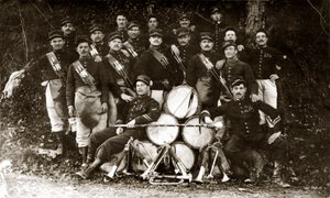 Fanfare of the 122nd French infantry regiment during the First World War