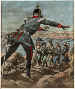 War in the Balkans by Ferdinand Georg Waldmuller