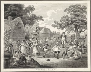 Harvest Home, c 1810-1820 by Frederick (attr. to) Barnard