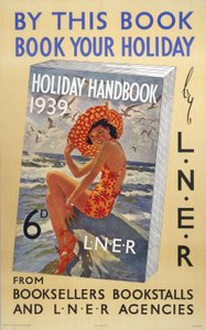 Holiday Handbook 1939, LNER poster