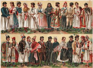 Hungarian Folkloric Suits by . .