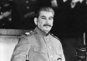 Joseph Stalin During a Speech in Which He Brands Japan as an Aggressor Nation, Early 1945