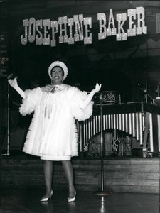 Josephine Baker performing in Zurich, Switzerland, 3rd March 1967 by . .