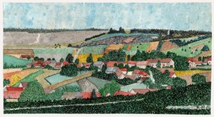 Landscape in the French Countryside, ca 1950