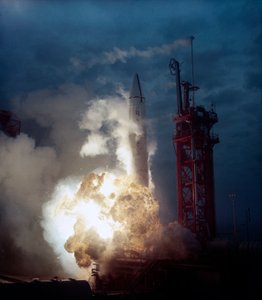 USA Rocket Exploding on Launch Pad