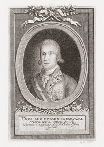 Luis Fermín de Carvajal, Conde de la Unión. Portrait.