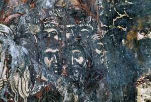 Male figures (damaged fresco)