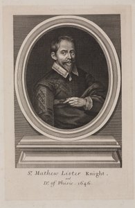 Matthew Lister, English Physician by Frederick (attr. to) Barnard