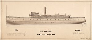 New York (Steamship: 1889) plans by . .
