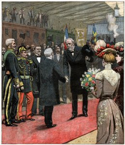 Oscar II of Sweden in Paris