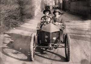 Out for a Drive, c.1912 by Frederick (attr. to) Barnard