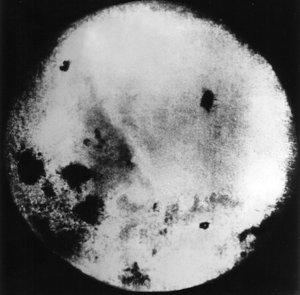 Photograph of the Far Side of the Moon Taken and Transmitted Back to Earth by the Soviet Lunar Probe, Luna 3