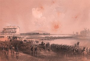 Piedmontese army crosses river Sesia