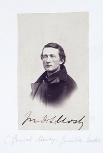 Portrait of General Mosby, Confederate Guerrilla Leader