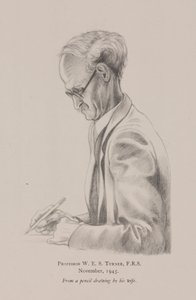 Professor W E S Turner, November by Frederick (attr. to) Barnard