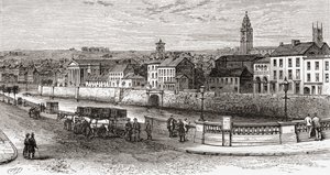 Shandon by the River Lee, County Cork, Ireland in the late 19th century, from Our Own Country published 1898