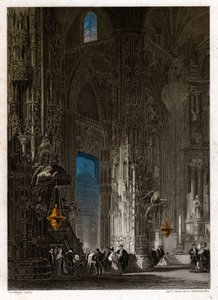 The Cathedral of Saint Saviour in Jerez de la Frontera, circa 1840 by . .