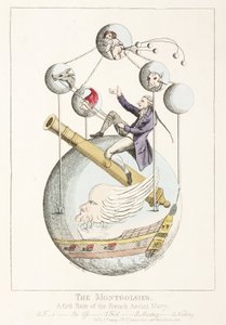 The Montgolfier - A First Rate of the French Aerial Navy by Frederick (attr. to) Barnard