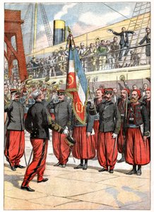 The Third Zouaves Regiment in Marseille by . .